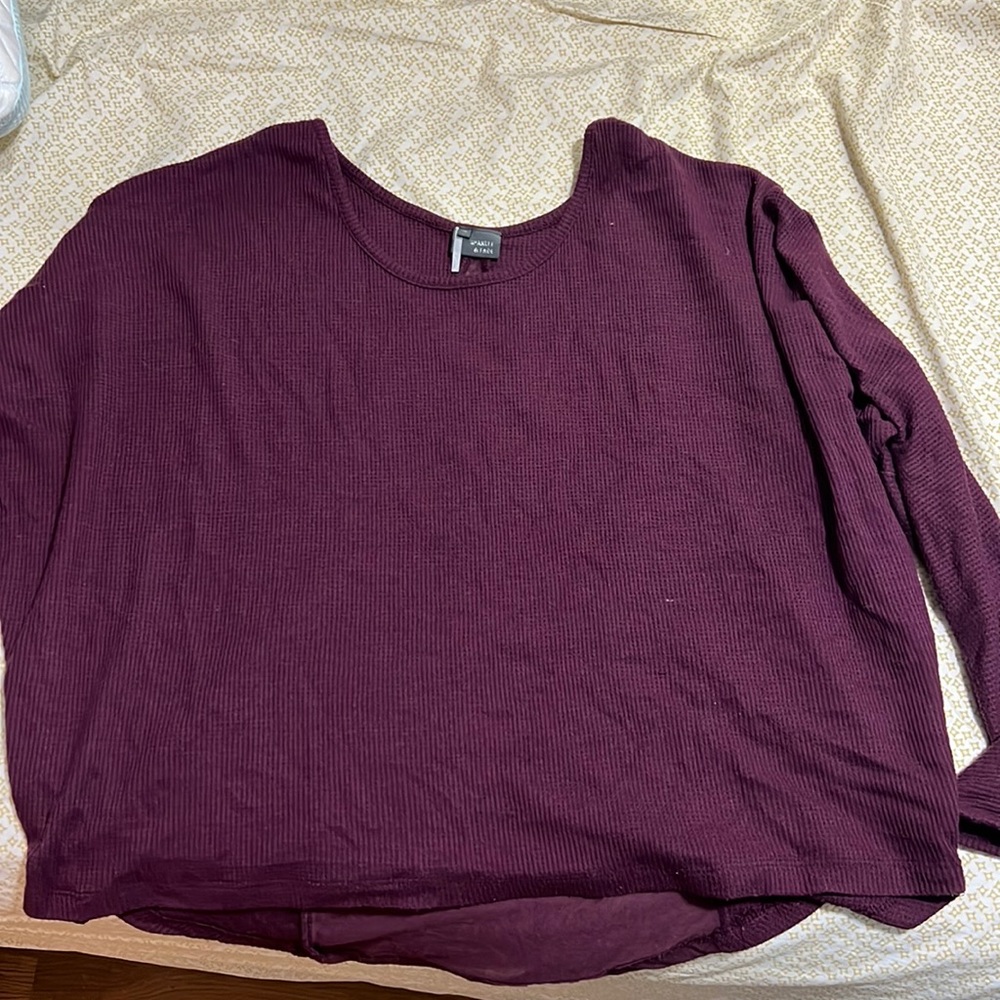 Sparkle and Fade Maroon long sleeve